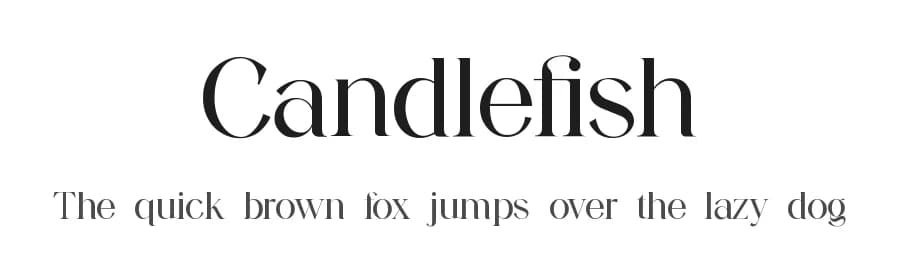 Candlefish by UI Creative — Serif Font