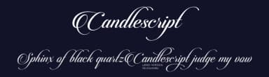 Candlescript by Vast — Script Handwritten Font — thumbnail 2