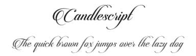 Candlescript by Vast — Script Handwritten Font — thumbnail 1