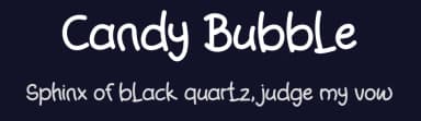 Candy Bubble by Etik Fatimah — Script Handwritten Font — thumbnail 2