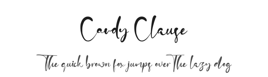 Candy Clause by Staircase Studio — Script Handwritten Font