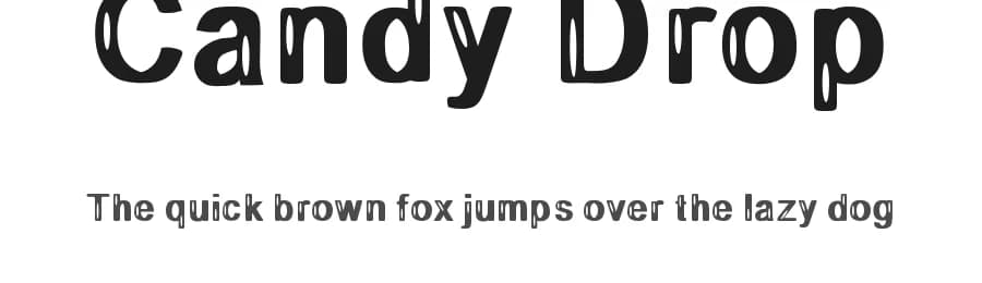 Candy Drop by fontsandfashion — Sans Serif Font