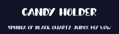 Candy Holder by Andi Moz — Script Handwritten Font — thumbnail 2