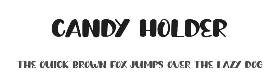 Candy Holder by Andi Moz — Script Handwritten Font