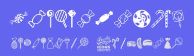 Candy Icons by Woodcutter — Dingbats Font — thumbnail 3