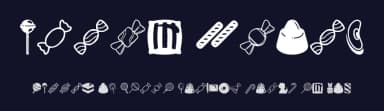 Candy Icons by Woodcutter — Dingbats Font — thumbnail 2