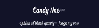 Candy Inc. by Billy Argel Fonts ® — Script Handwritten Font — thumbnail 2