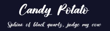 Candy Potato by Scratchones — Script Handwritten Font — thumbnail 2