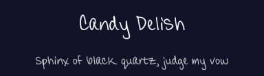 Candy Delish by Xerographer Fonts — Script Handwritten Font — thumbnail 2