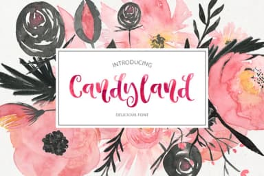 Candyland Font by Favete Art — Script Handwritten Font — thumbnail 1