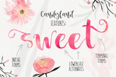 Candyland Font by Favete Art — Script Handwritten Font — thumbnail 2