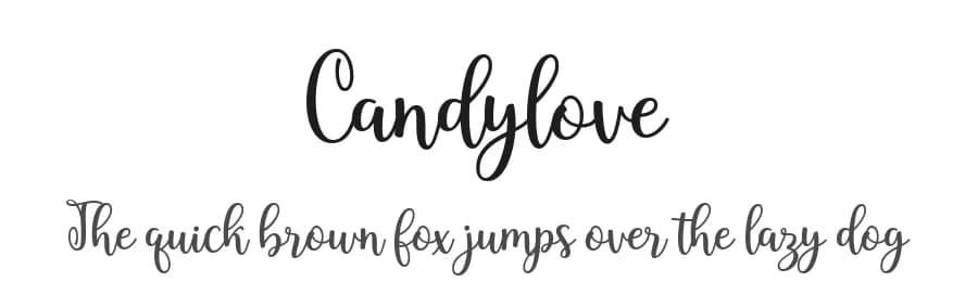 Candylove by Attract Studio — Script Handwritten Font