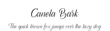 Canela Bark by Måns Grebäck — Script Handwritten Font — thumbnail 1