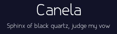 Canela by Bianca Oliveira & Denise Matsumoto — Sans Serif Font — thumbnail 2