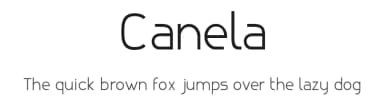 Canela by Bianca Oliveira & Denise Matsumoto — Sans Serif Font — thumbnail 1