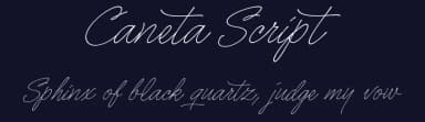 Caneta Script by Måns Grebäck — Script Handwritten Font — thumbnail 2