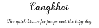 Cangkhoi by BBA Key — Script Handwritten Font — thumbnail 1