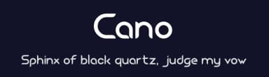 Cano by Sandylukee — Sans Serif Font — thumbnail 2