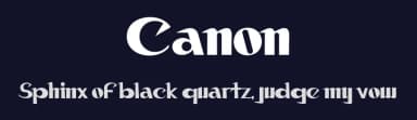 Canon by Legba — Sans Serif Font — thumbnail 2