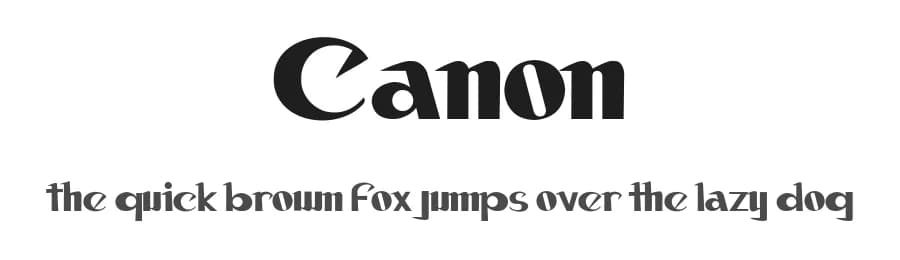 Canon by Legba — Sans Serif Font