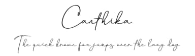 Canthika by Aditya Rezki Apriyadi — Script Handwritten Font — thumbnail 1