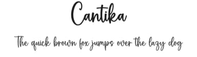 Cantika by Nirmala Creative — Script Handwritten Font — thumbnail 1