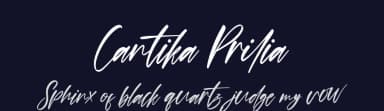 Cantika Prilia by Perspectype Studio - Letterena.com — Script Handwritten Font — thumbnail 2