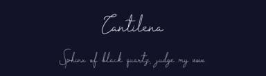 Cantilena by Eldertype Studio — Script Handwritten Font — thumbnail 2