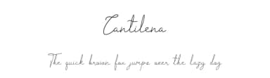Cantilena by Eldertype Studio — Script Handwritten Font — thumbnail 1