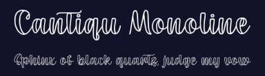 Cantiqu Monoline by Abo Daniel Studio — Script Handwritten Font — thumbnail 2