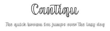 Cantiqu by Abo Daniel Studio — Script Handwritten Font — thumbnail 1