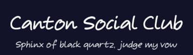 Canton Social Club by D K — Script Handwritten Font — thumbnail 2