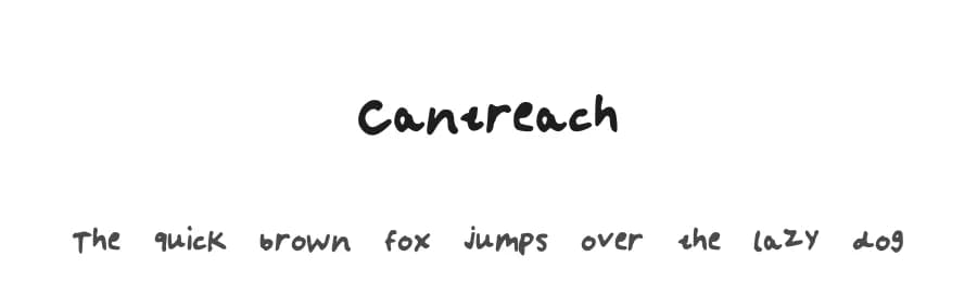 Cantreach by Kelsey Ann G — Script Handwritten Font