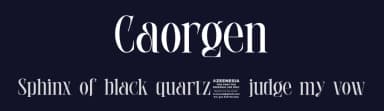 Caorgen by Zeenesia Studio — Serif Font — thumbnail 2