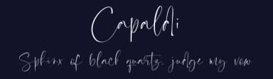 Capaldi by Lunas Type — Script Handwritten Font — thumbnail 2
