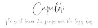 Capaldi by Lunas Type — Script Handwritten Font — thumbnail 1