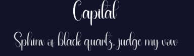 Capital by Andi Moz — Script Handwritten Font — thumbnail 2