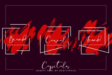 Capitals Font by BennyDesigns — Script Handwritten Font — thumbnail 5