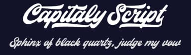 Capitaly Script by Måns Grebäck — Script Handwritten Font — thumbnail 2