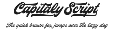 Capitaly Script by Måns Grebäck — Script Handwritten Font — thumbnail 1