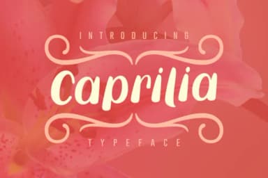 Caprilia Font by Rifki (7ntypes) — Script Handwritten Font — thumbnail 1