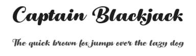 Captain Blackjack by Octotype  | Thomas Boucherie — Script Handwritten Font — thumbnail 1