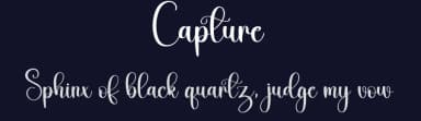 Capture by Harlek Studio — Script Handwritten Font — thumbnail 2