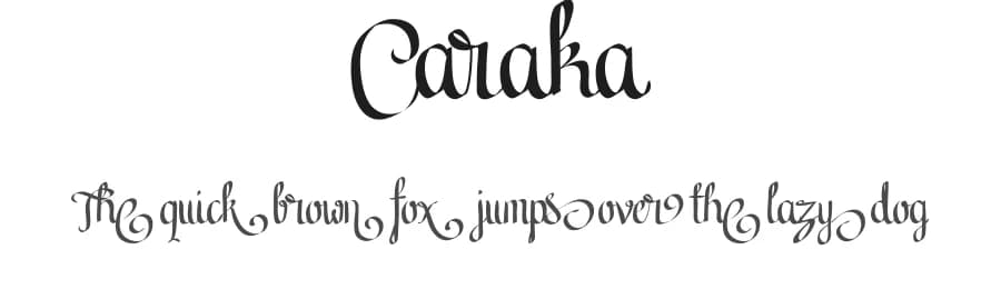 Caraka by Edy Bagus — Script Handwritten Font