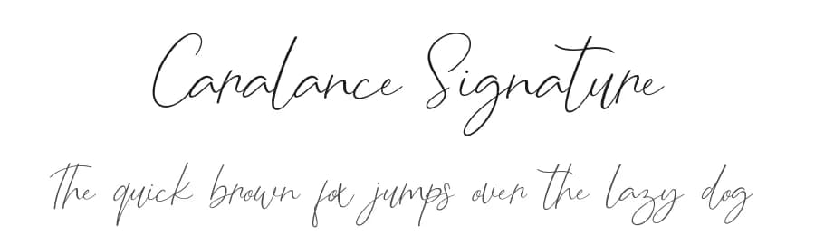 Caralance Signature by UI Creative — Script Handwritten Font — preview 1