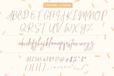 Caramel Sundae Font by Quirky Queen Media — Script Handwritten Font — thumbnail 7