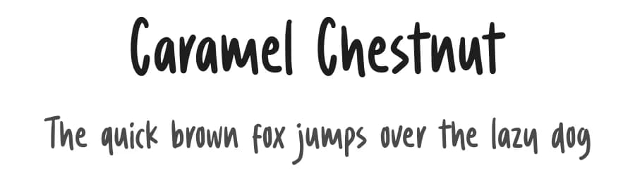 Caramel Chestnut by Letterhend Studio — Script Handwritten Font