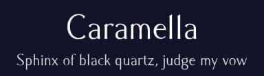 Caramella by Rômulo Castilho de Freitas — Sans Serif Font — thumbnail 2