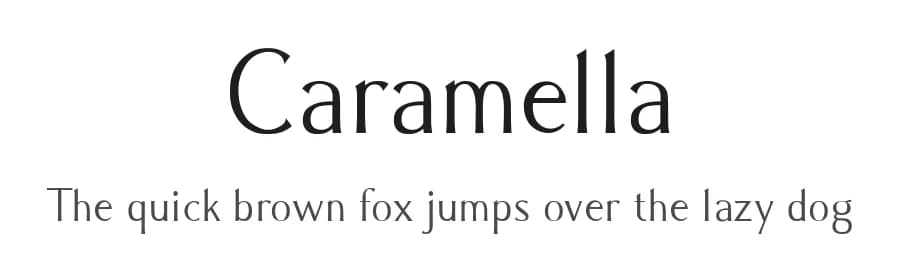 Caramella by Rômulo Castilho de Freitas — Sans Serif Font