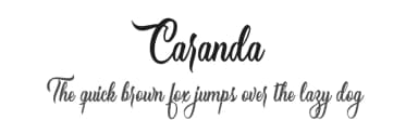 Caranda by Billy Argel Fonts ® — Script Handwritten Font — thumbnail 1